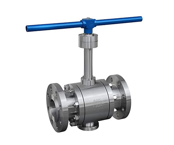 High pressure cryogenic ball valve
