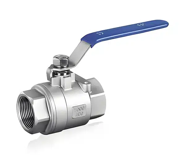 2-piece threaded ball valve
