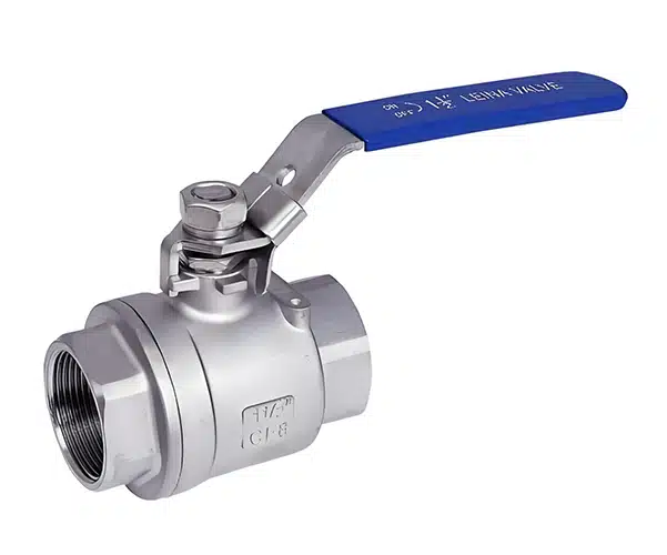 Stainless steel threaded ball valve