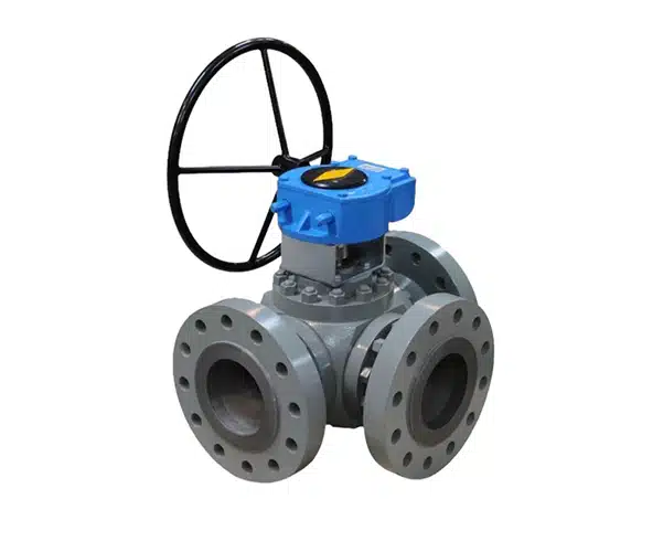 Three-way ball valve