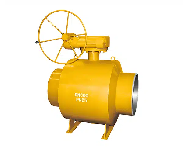 Welded ball valve