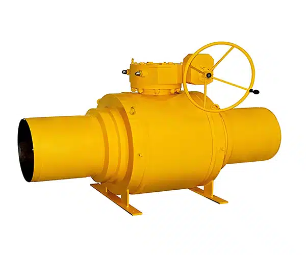 Fully welded ball valve
