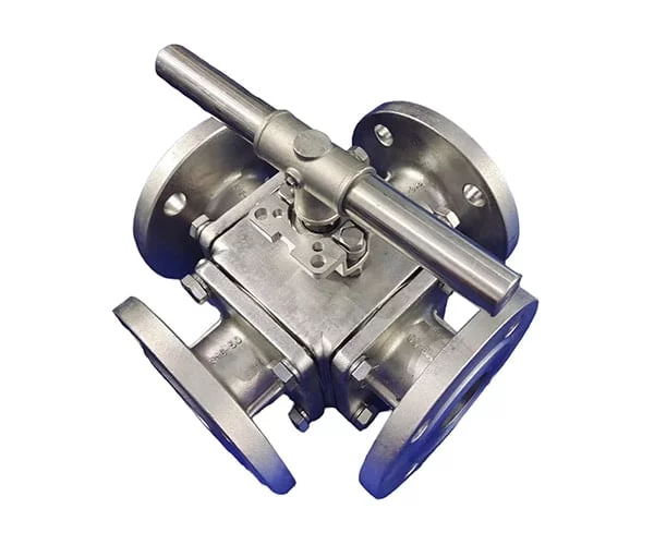 4 way stainless steel ball valve