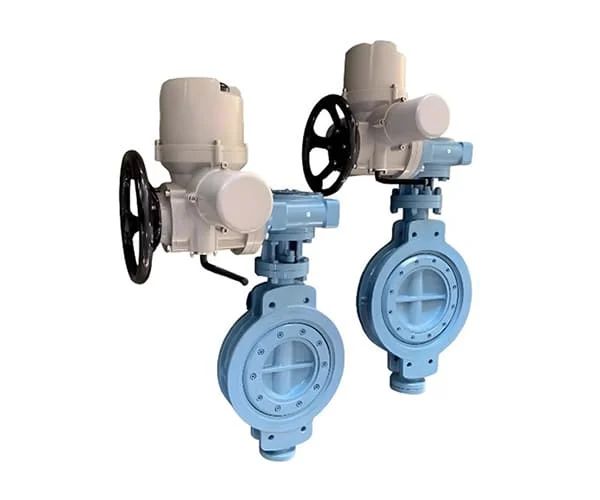 Electric actuated wafer butterfly valve