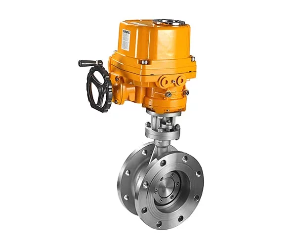 Stainless steel electric butterfly valve