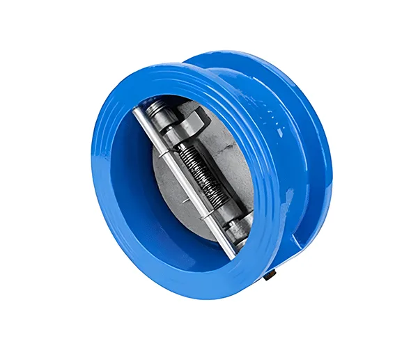 Dual disc wafer check valve