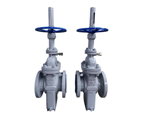 Flat gate valve without diversion hole