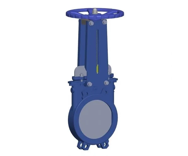 Non rising stem knife gate valve