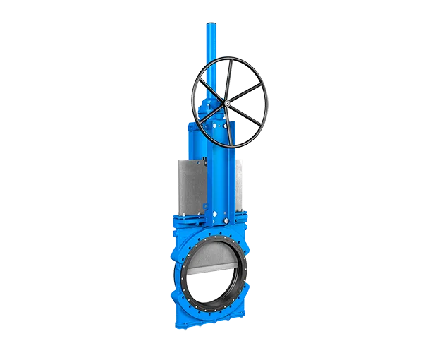 Manual knife gate valve