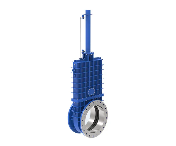 Bonneted knife gate valve