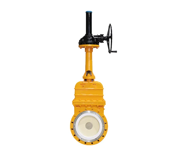 Ceramic knife gate valve