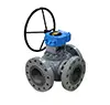 Three-way ball valve
