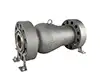 Axial flow check valve