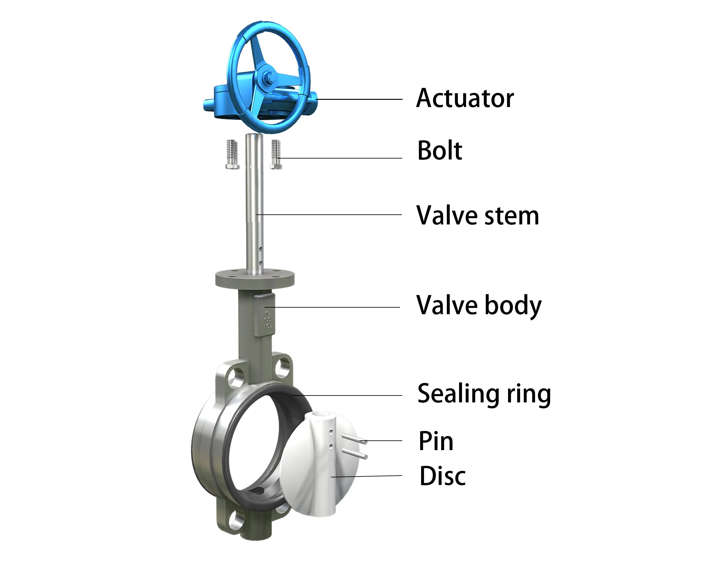 Soft seal butterfly valve