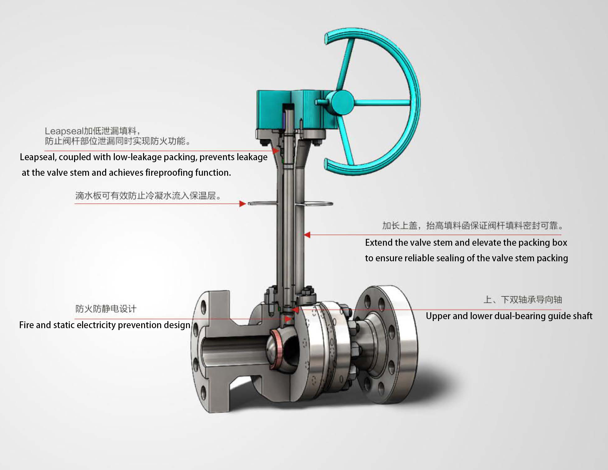 Cryogenic ball valve