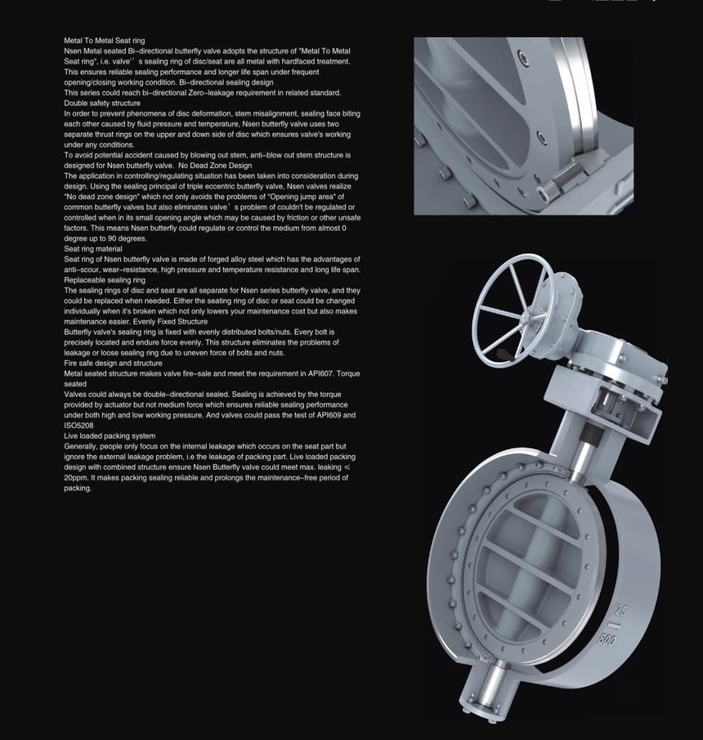 2026040515390735 Butt weld metal seated butterfly valve
