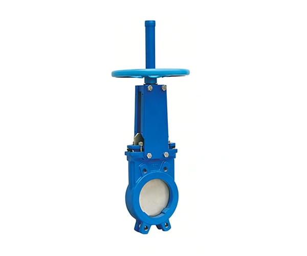 Two-way knife gate valve