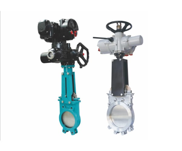 Electric knife gate valve